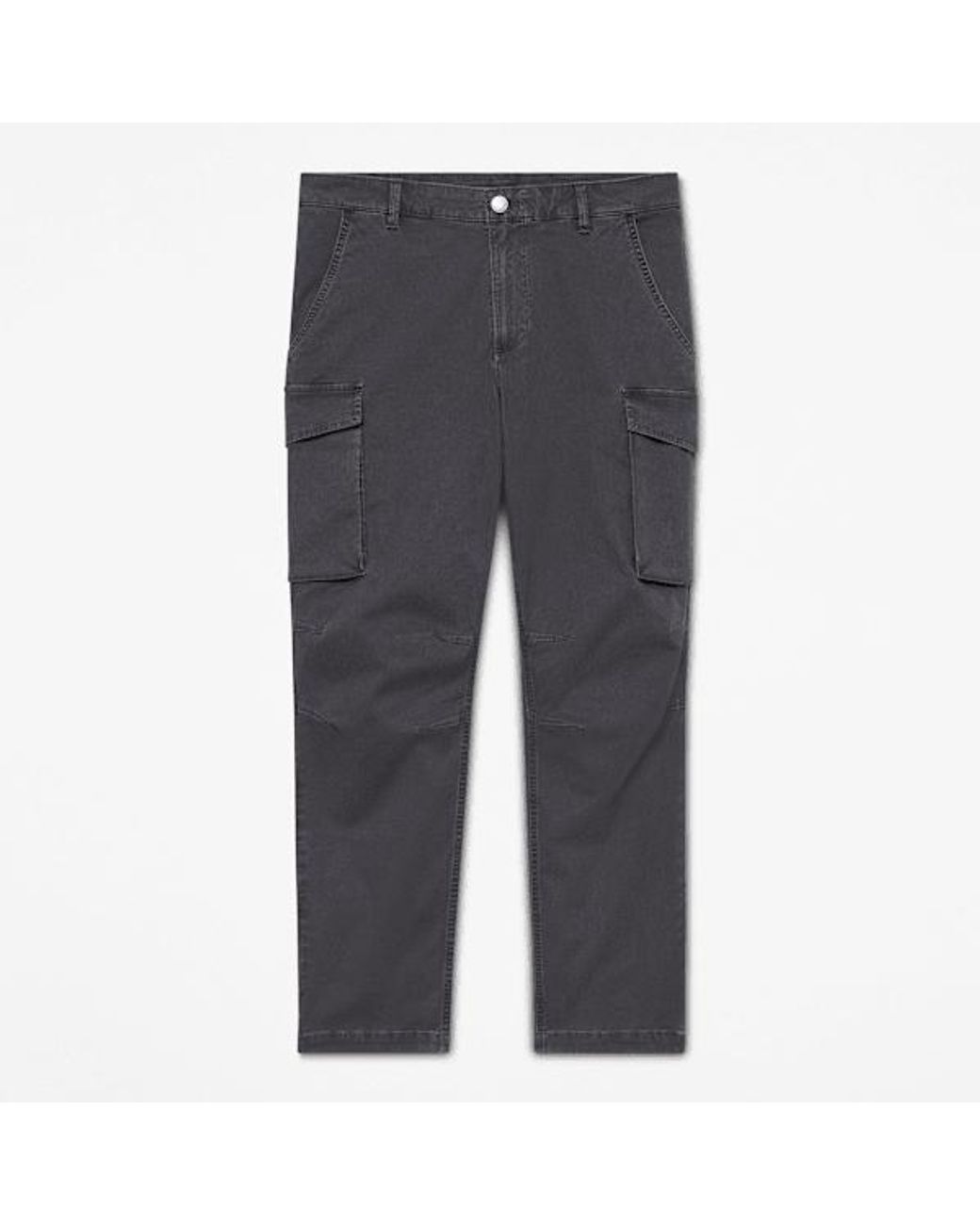 Timberland Gray Garment Dyed Bedford Cargo Trouser For for men