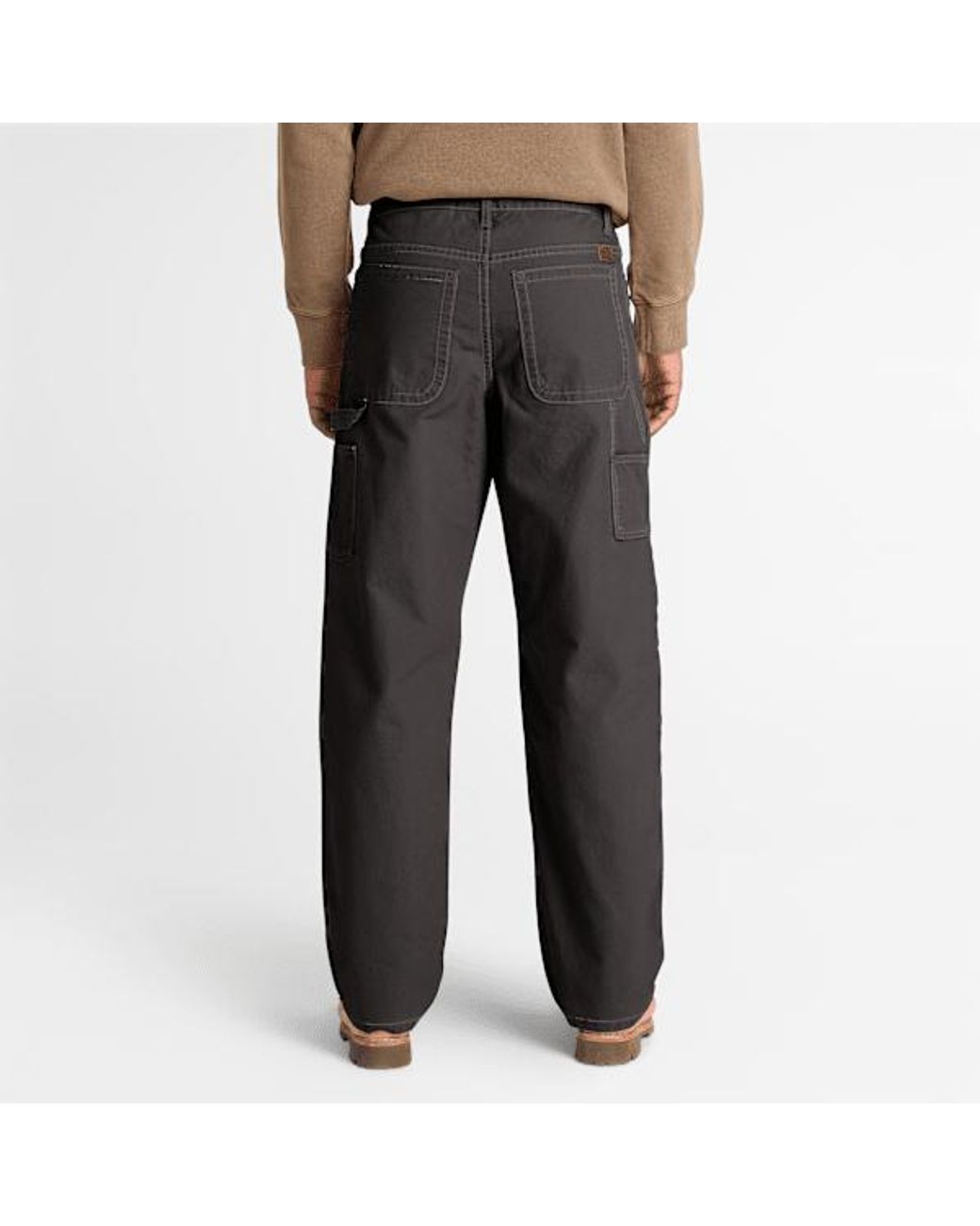 Timberland Gray Rindge Canvas Carpenter Trouser For for men