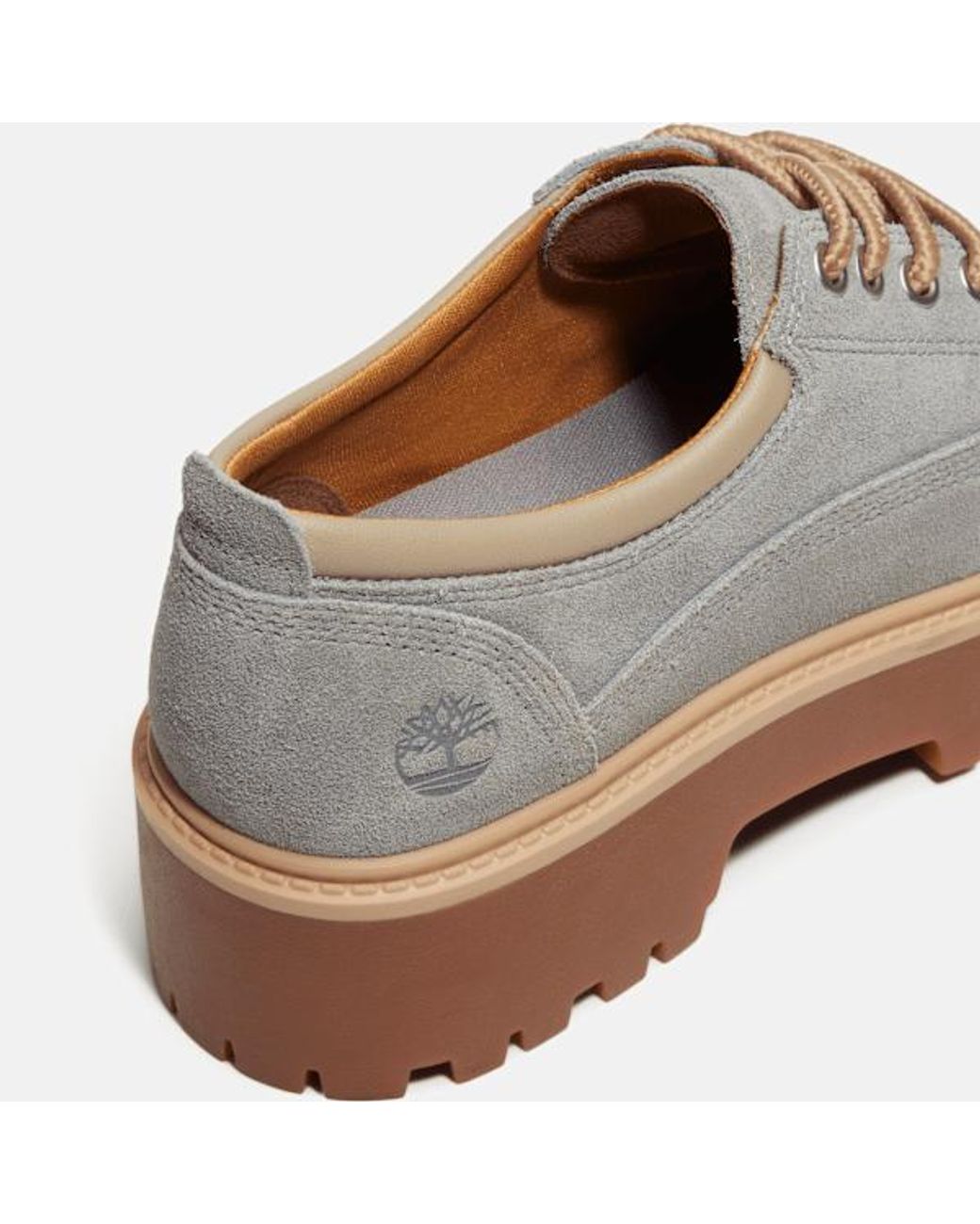 Timberland Brown Stone Street Platform Shoe For