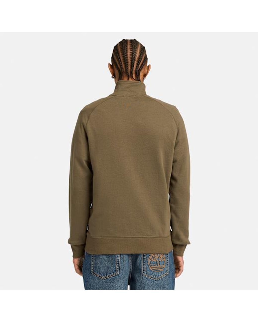 Timberland Green Exeter River Full Zip Sweatshirt For for men
