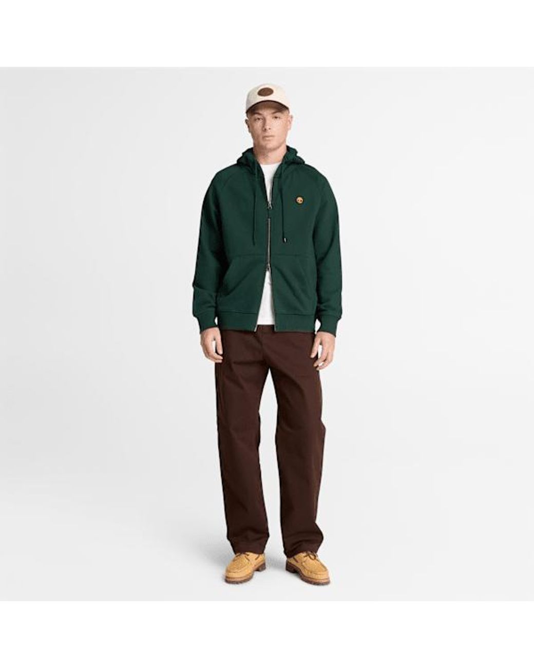 Timberland Brown Peached Heavy Twill Chino Trouser For for men