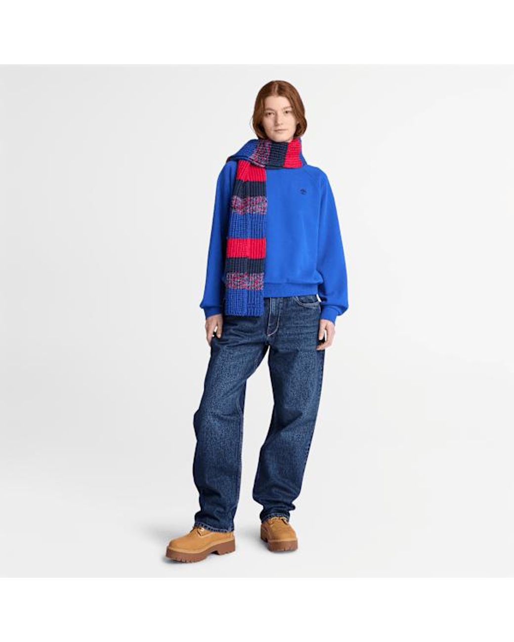 Timberland Blue Crafted Crew Sweatshirt For