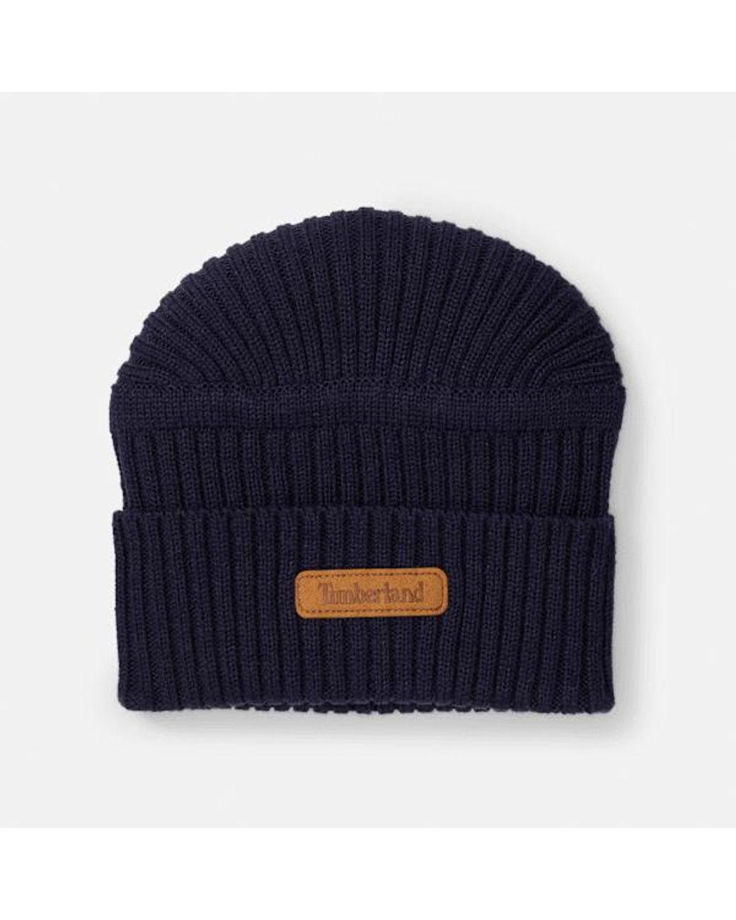 Timberland Gulf Beach Ribbed Beanie For Men In Dark Blue, Man, Navy for men