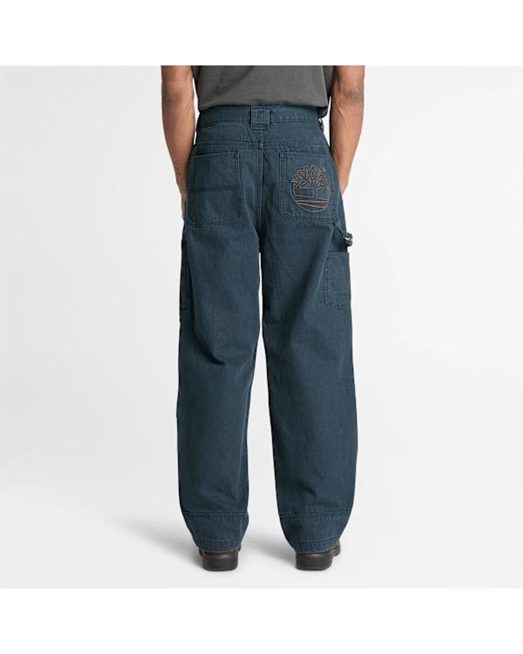 Timberland Blue Rindge Double Knee Canvas Carpenter Trouser For for men