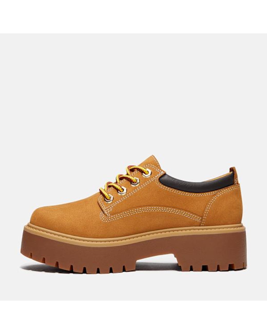 Timberland Brown Stone Street Platform Shoe For