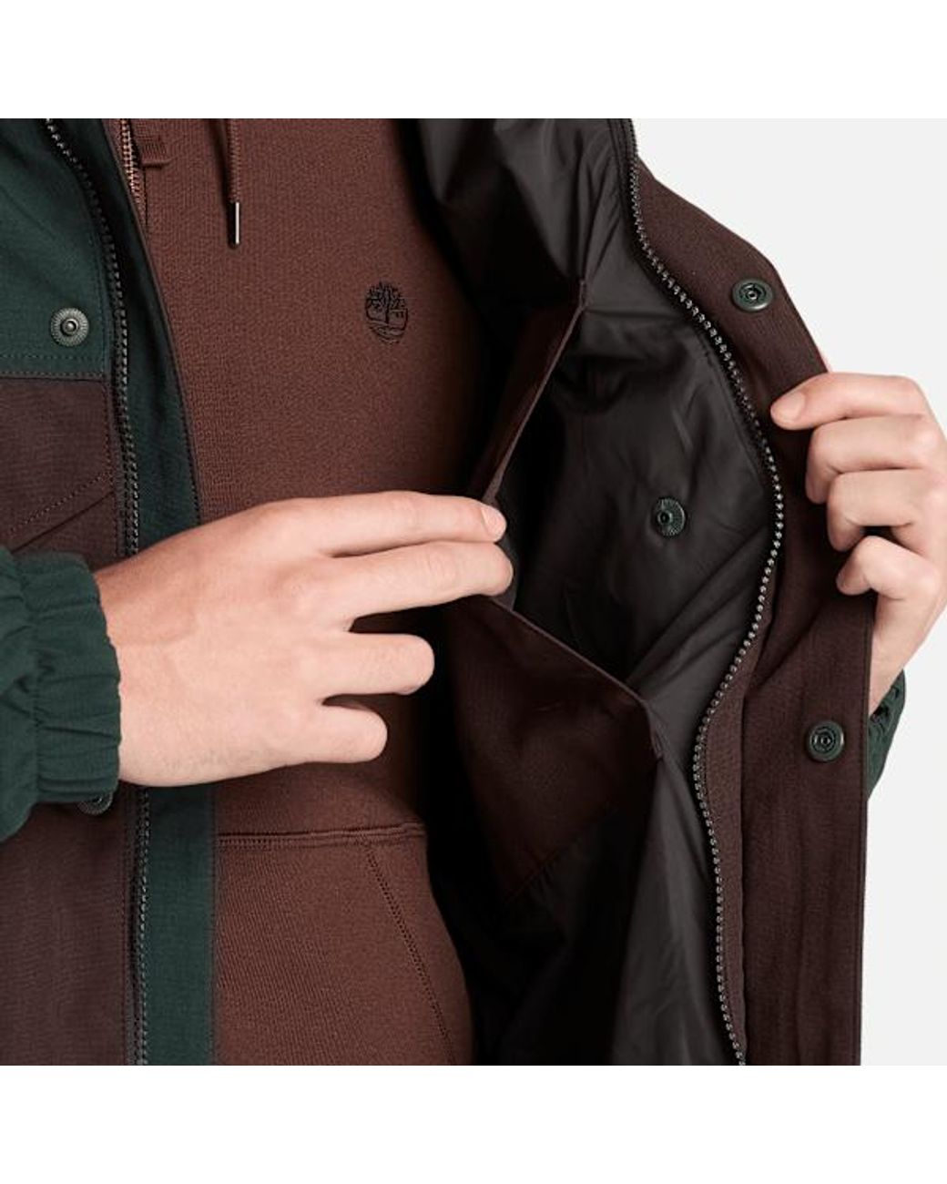 Timberland Green Weatherline Archive-Inspired Parka For for men