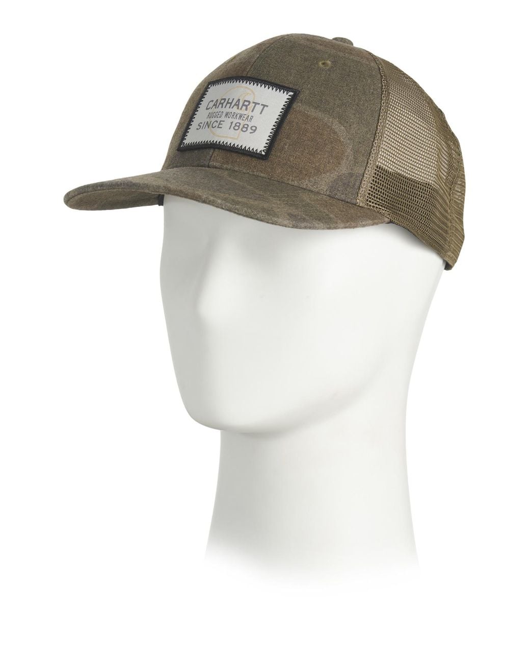 Tj Maxx White Wool Blend Mesh Back Camo Logo Patch Cap For Polyester/Wool for men