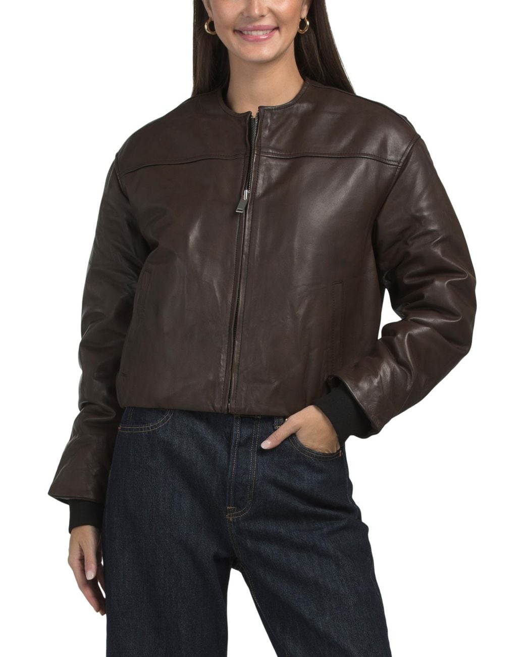 Tj Maxx Black Leather Jonas Jacket For Polyester/Leather
