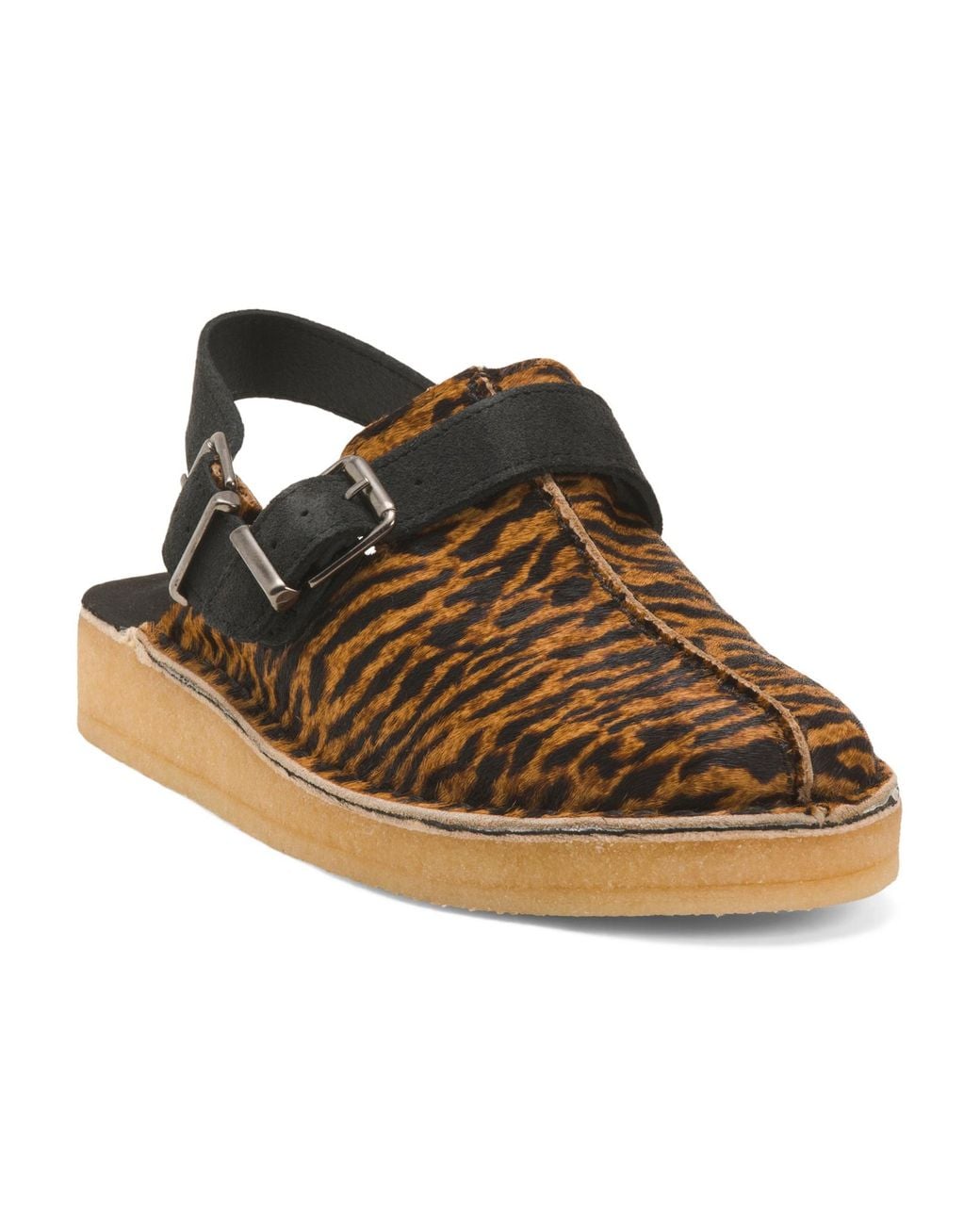 Tj Maxx Brown Leather Trek Mules For