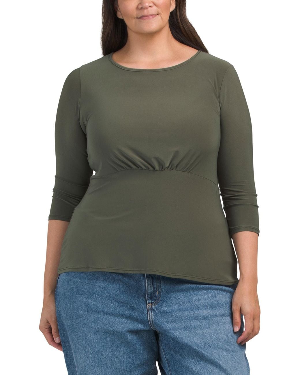 Tj Maxx Green Plus Top For Polyester