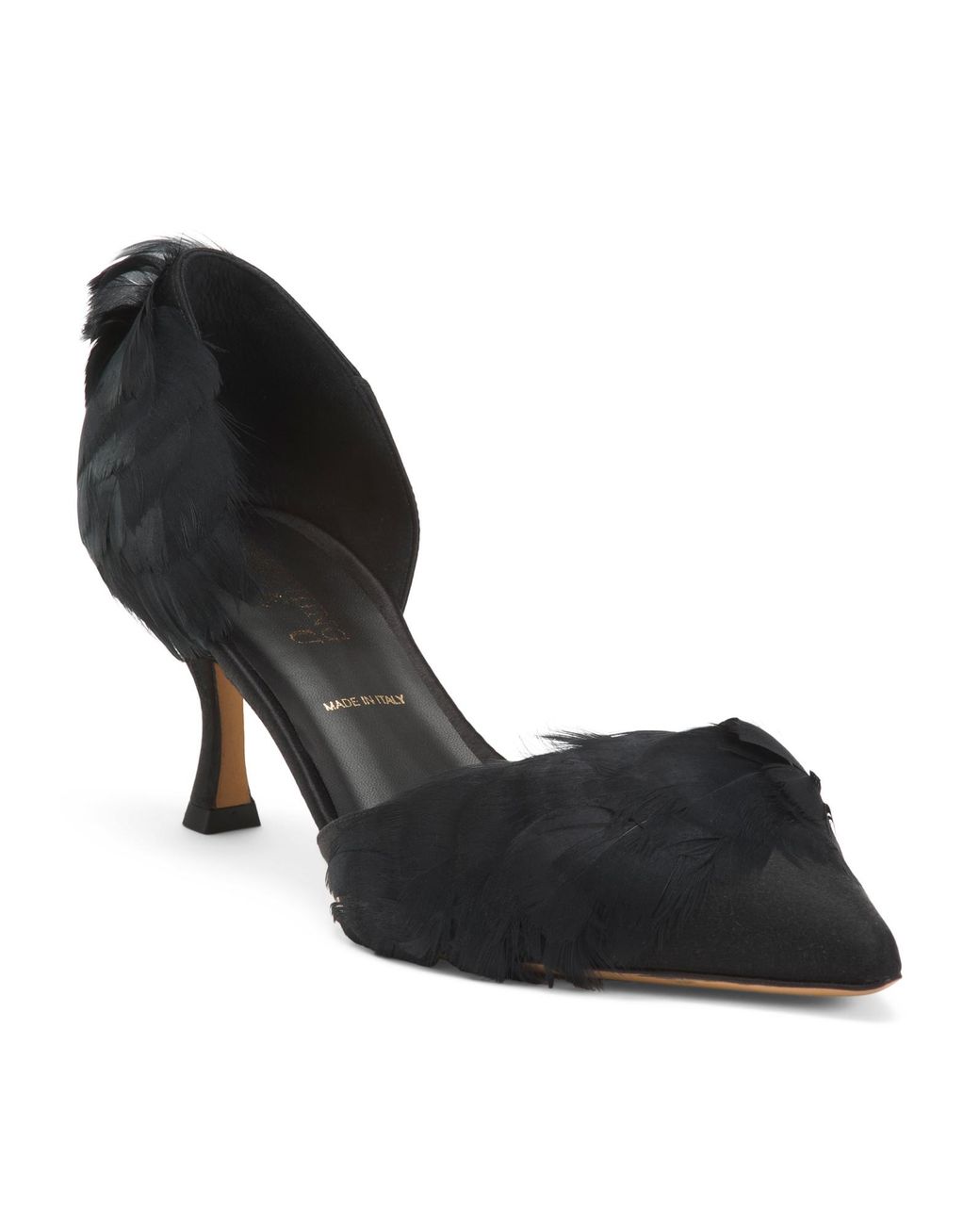 Tj Maxx Black Sofia Heels For Leather