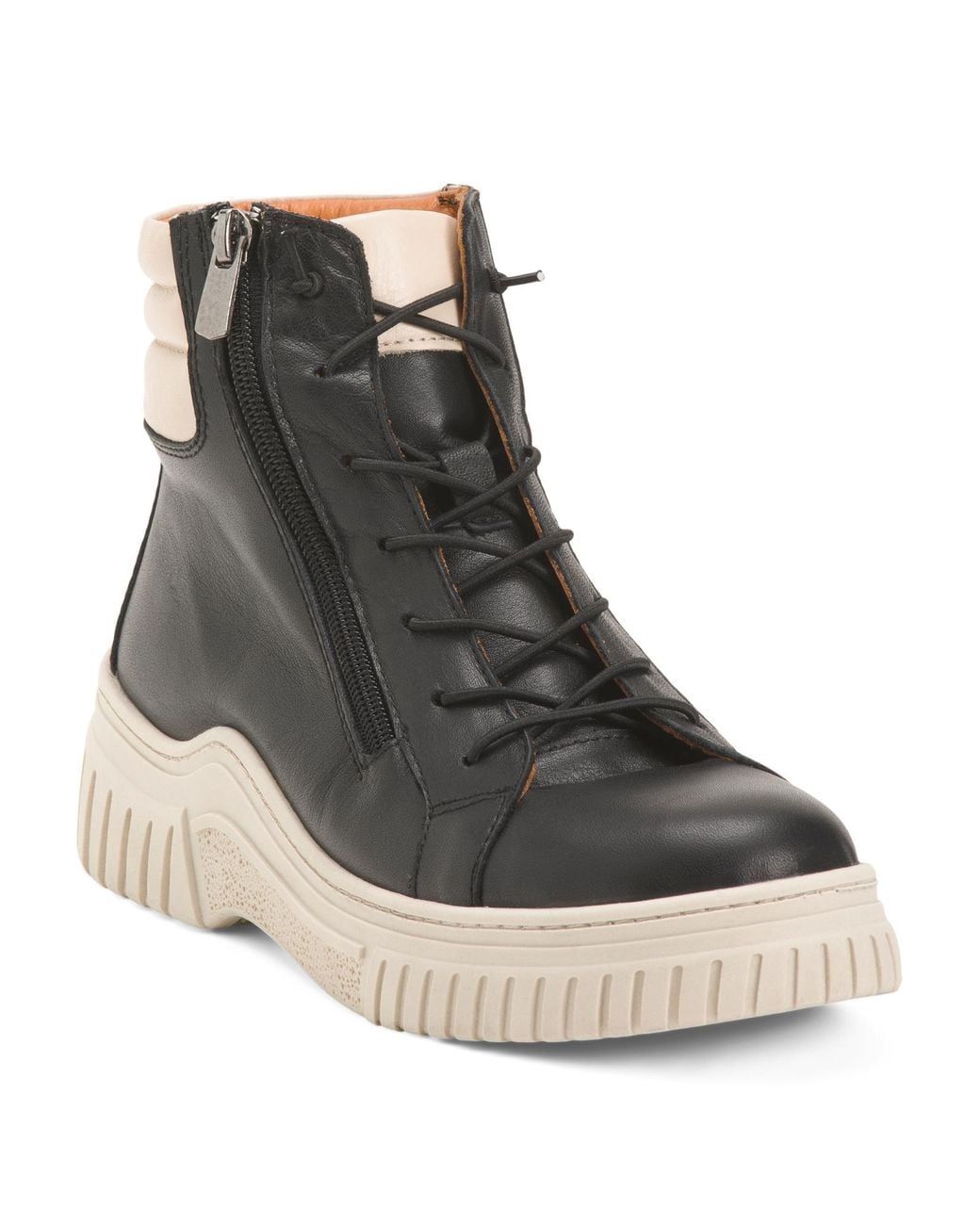 Tj Maxx Black Leather Tenor Booties For