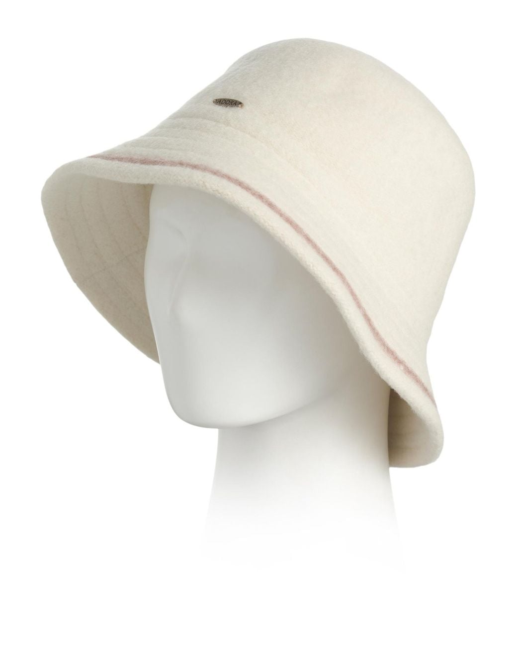 Tj Maxx White Wool Soft Bucket Hat For Polyester/Wool
