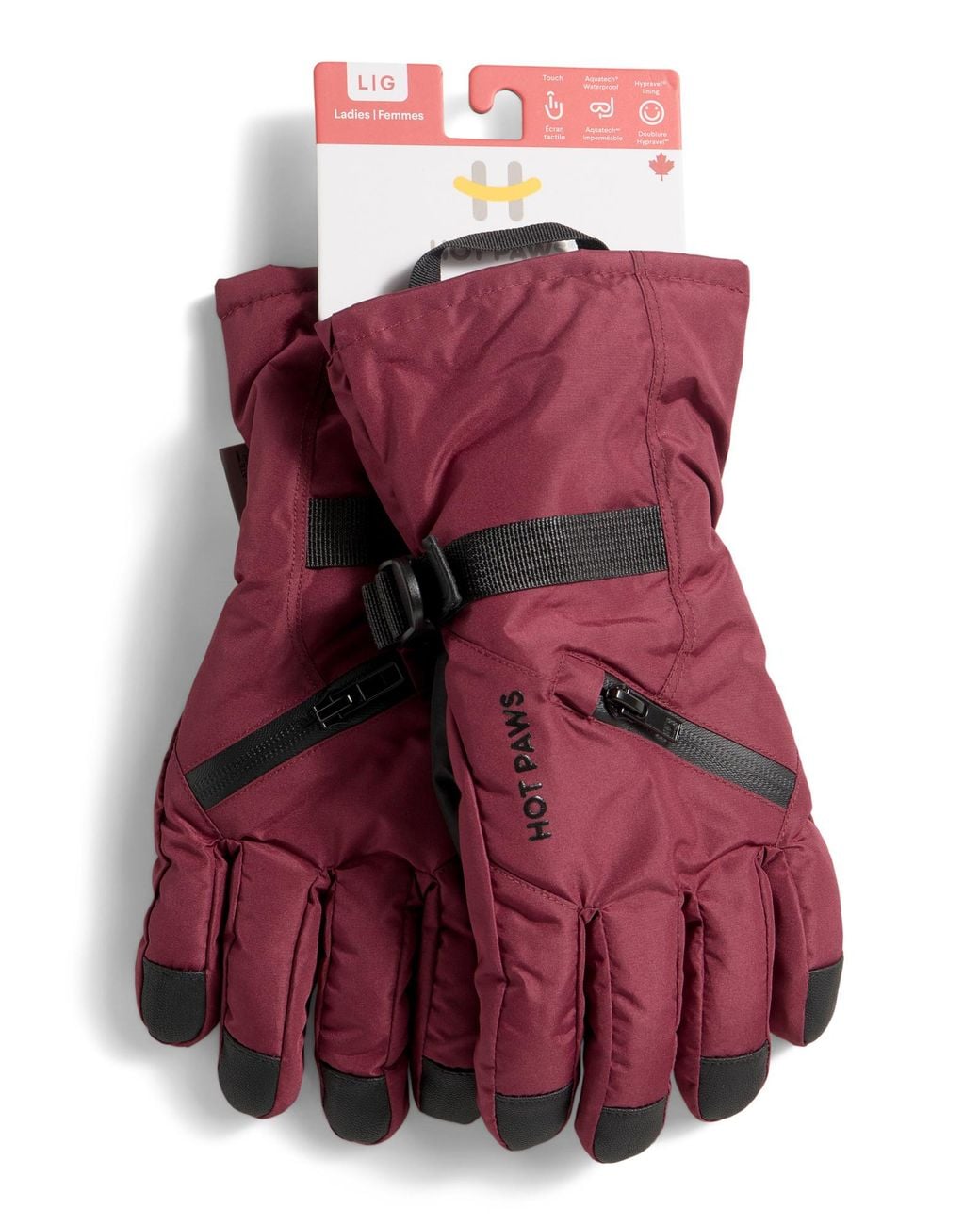 Tj Maxx Red Tech Ski Gloves For Polyester
