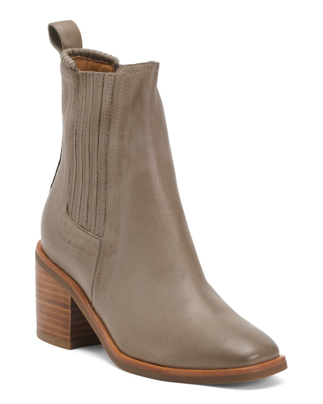 Tj Maxx Brown Leather Naydo Booties For