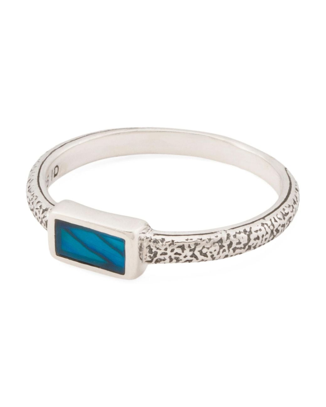 TJ Maxx Sterlings Abalone Textured Ring in Blue | Lyst