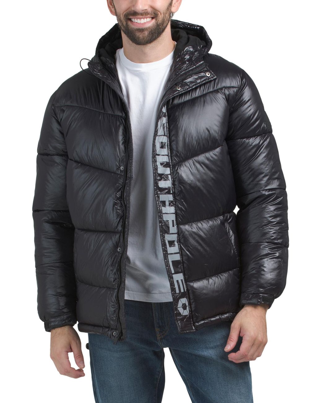 TJ Maxx Cire Puffer Jacket For Polyester in Black for Men Lyst