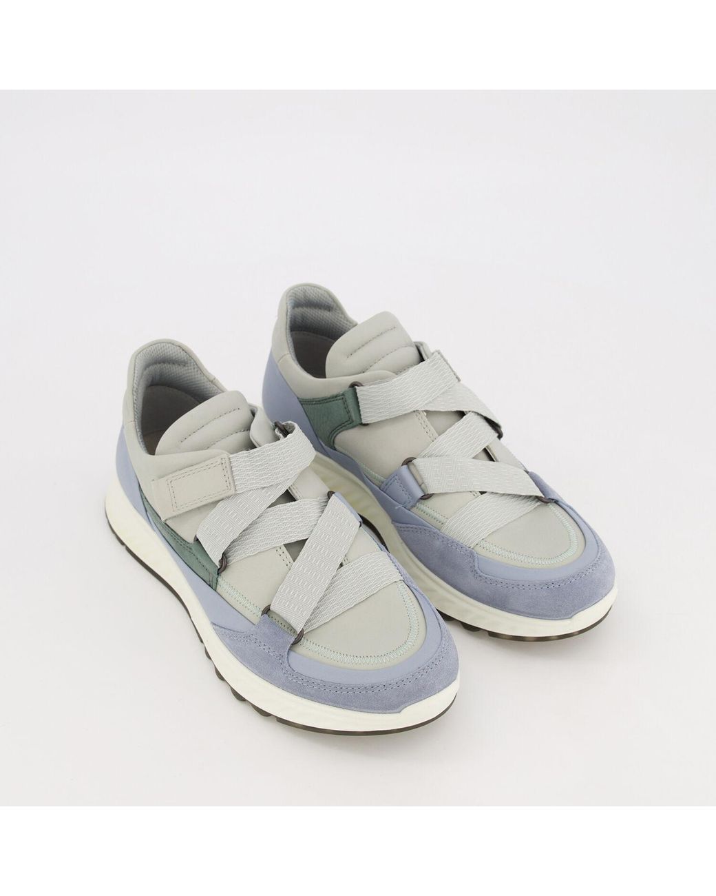 ecco leather trainers