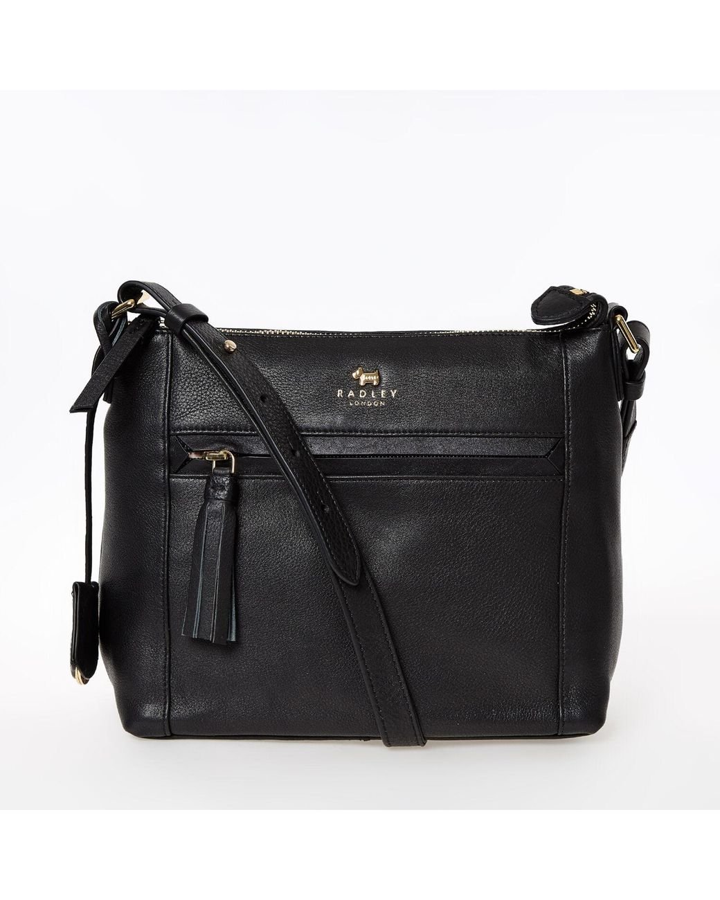 Radley Leather Postmans Park Cross Body Bag in Black Lyst UK