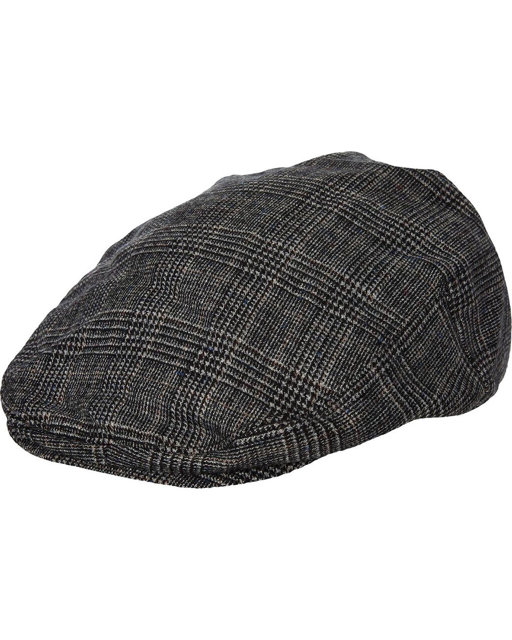 TK Maxx Checked Flat Cap in Grey (Grey 