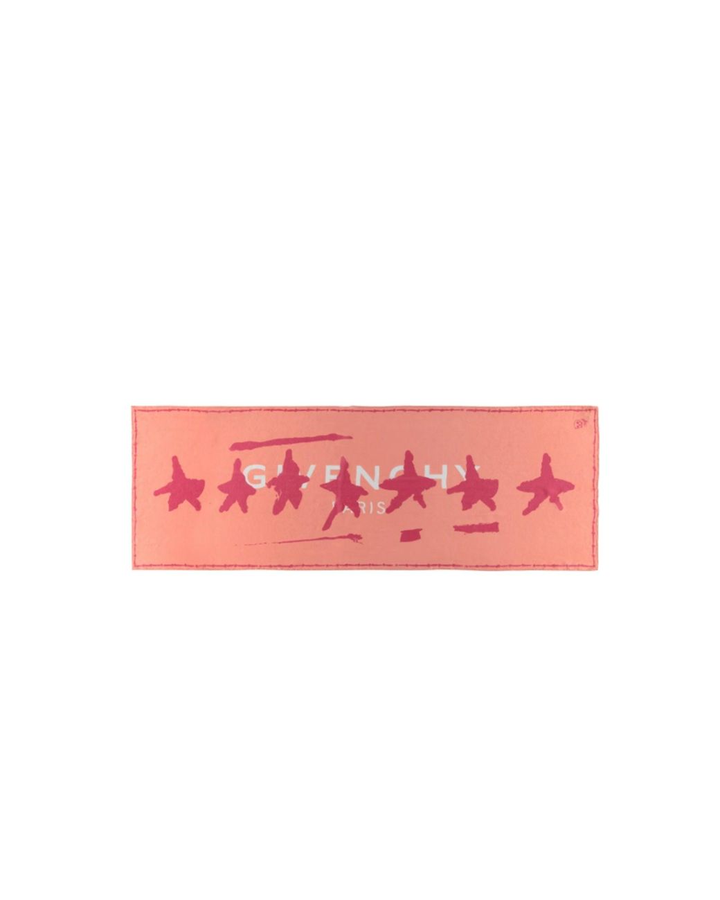 Sciarpa di seta con dettaglio logo di Givenchy in Red
