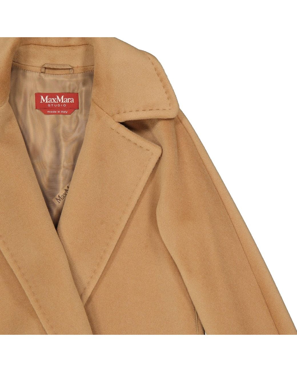 MaxMaraStudio Brown Studio Apice Wool Coat