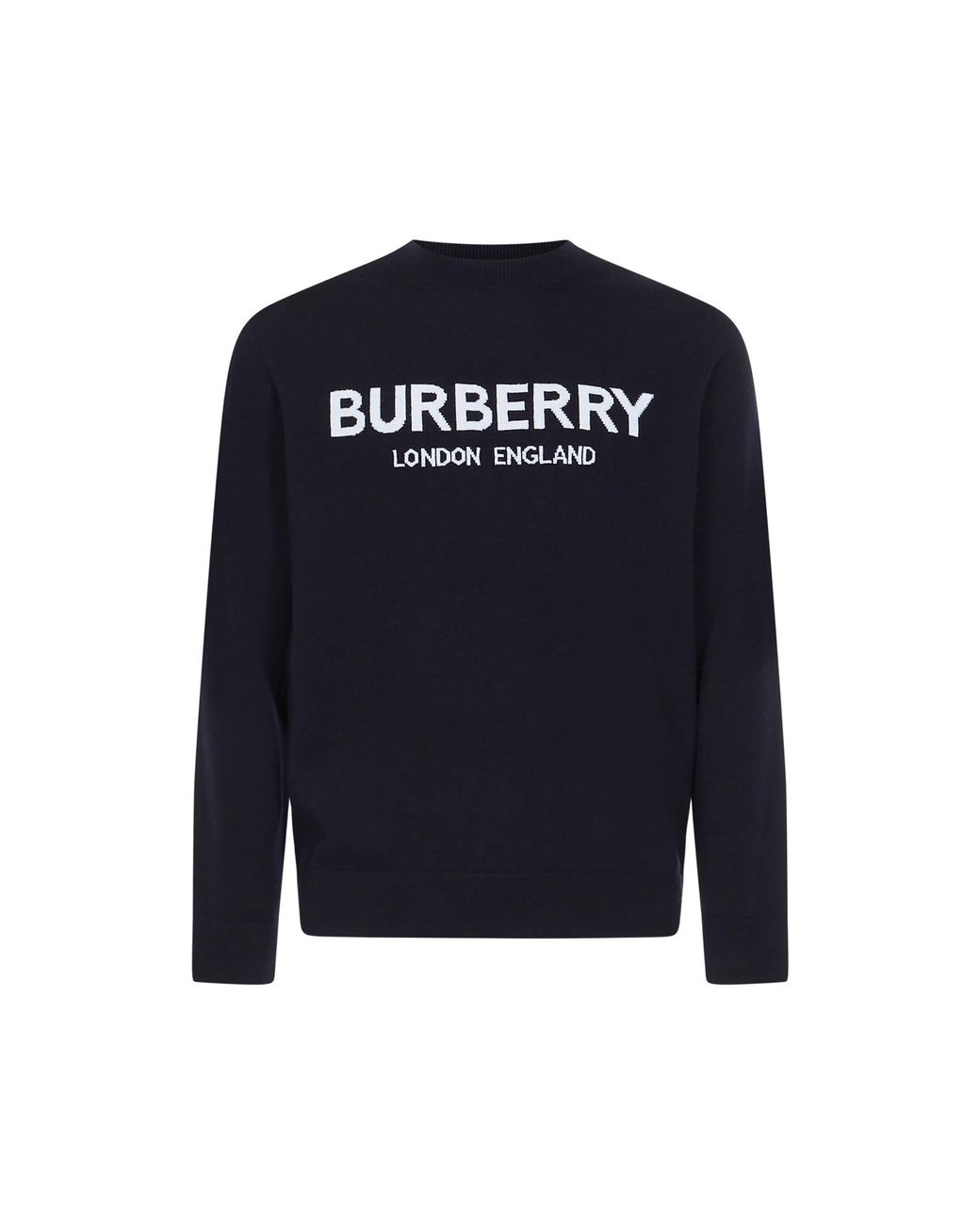 Burberry Logo Sweater in Blue for Men | Lyst