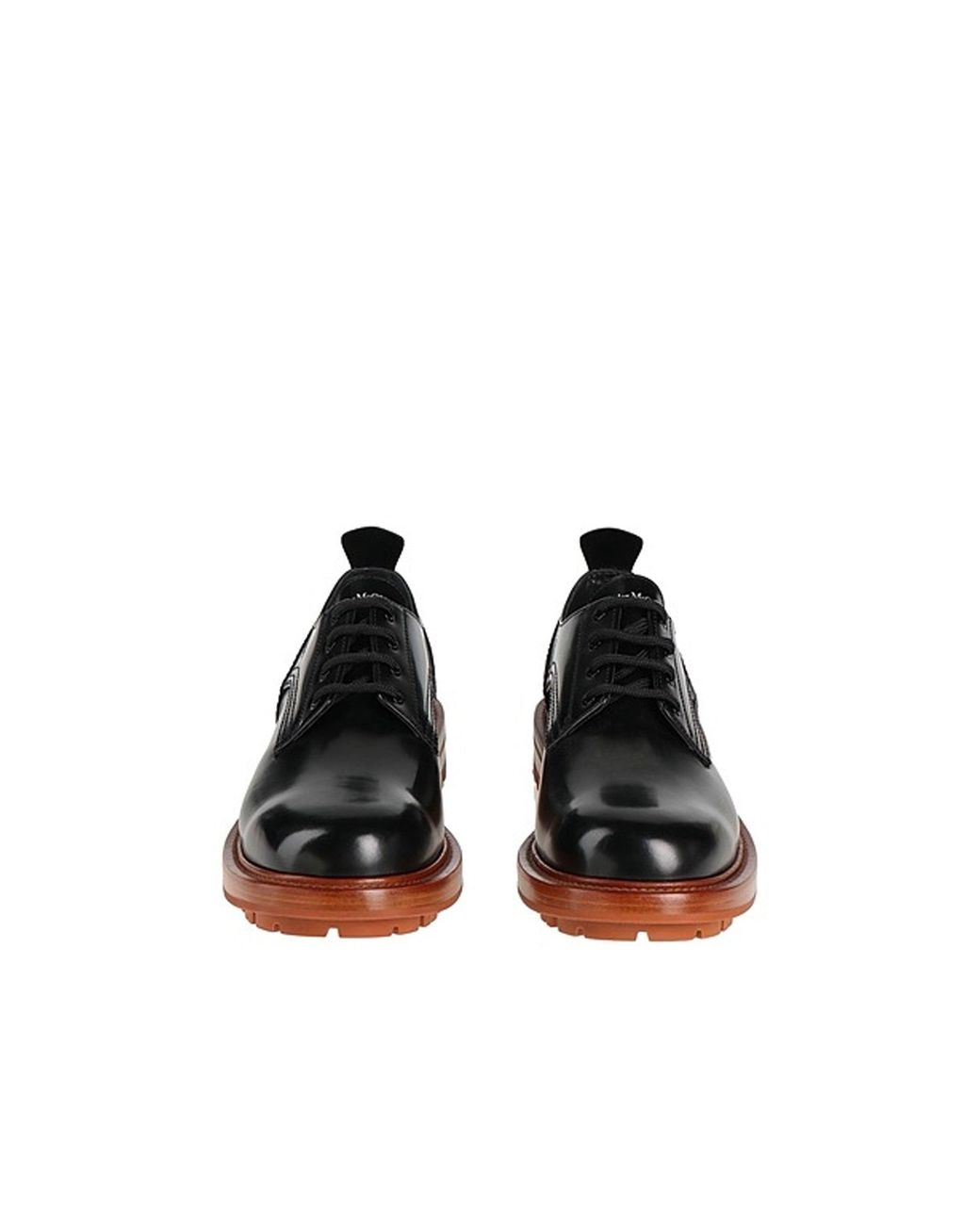 McQueen Leder Derbies in Black für Herren