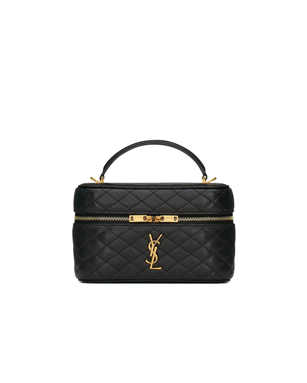 Saint Laurent Black Gaby Vanity Bag