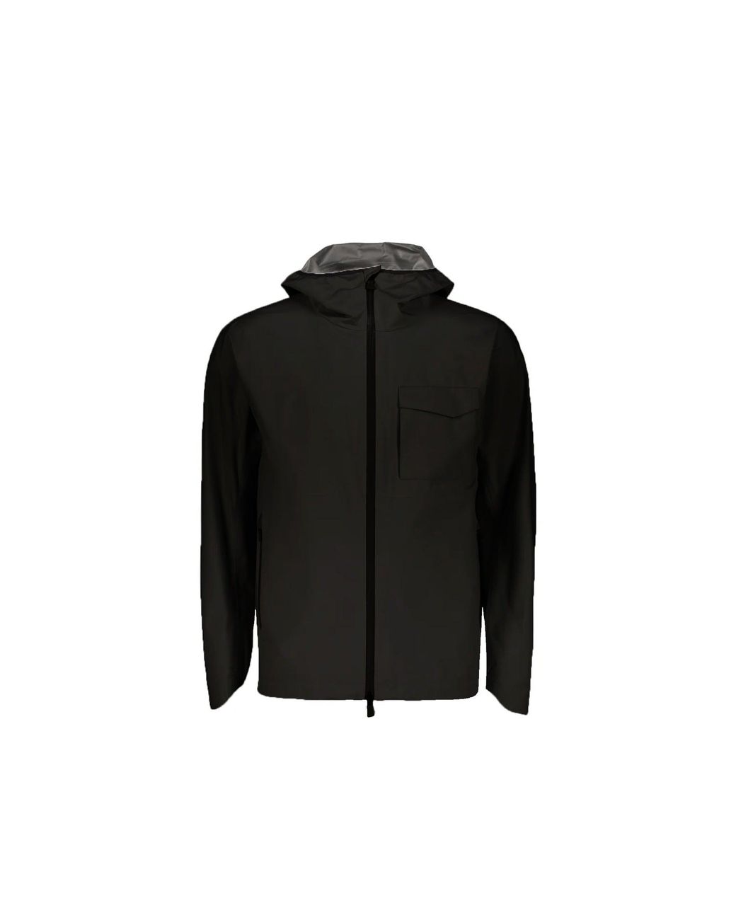 Herno Black Lightweight Hooded Jacket for men