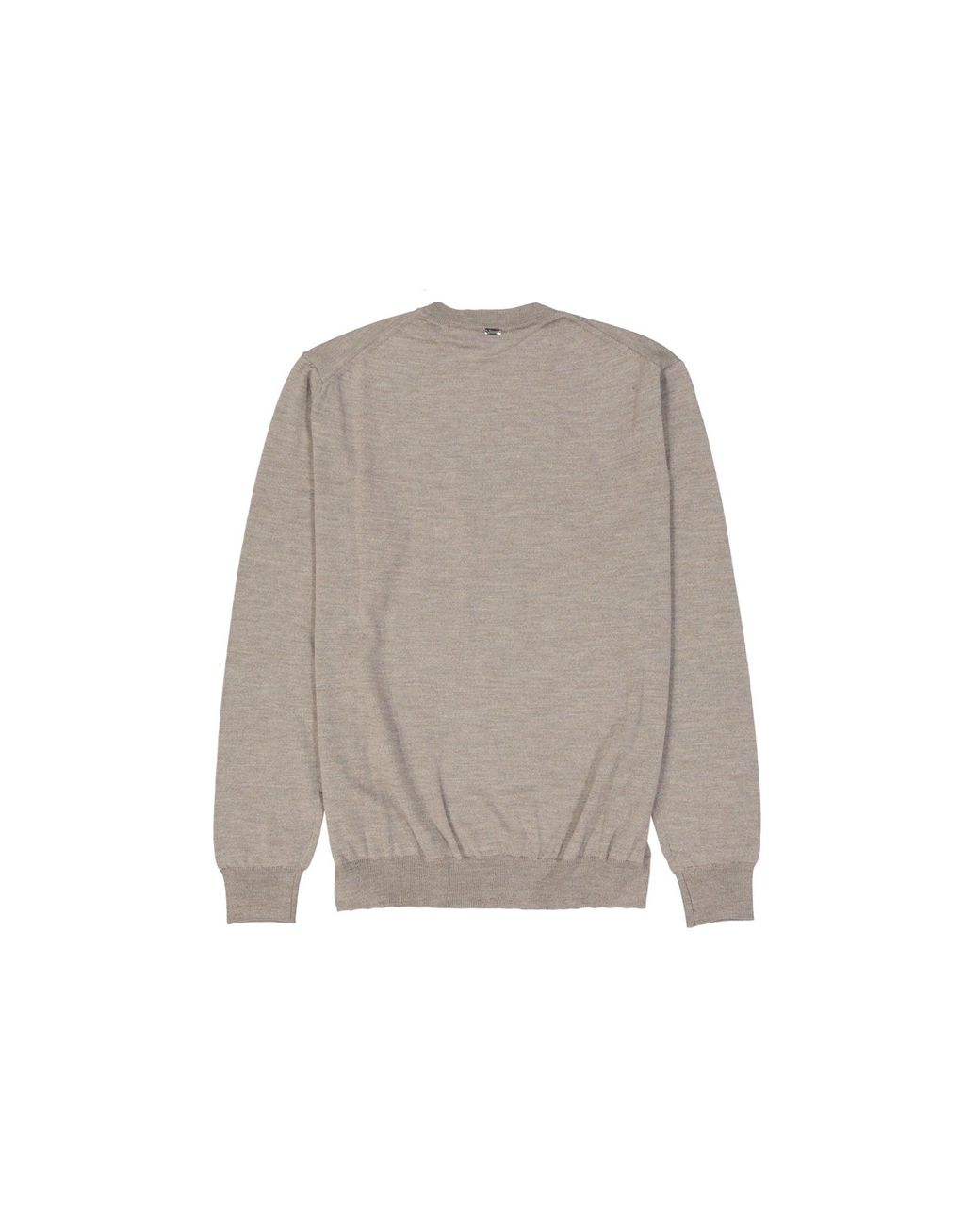 Herno Gray Wool Pullover for men