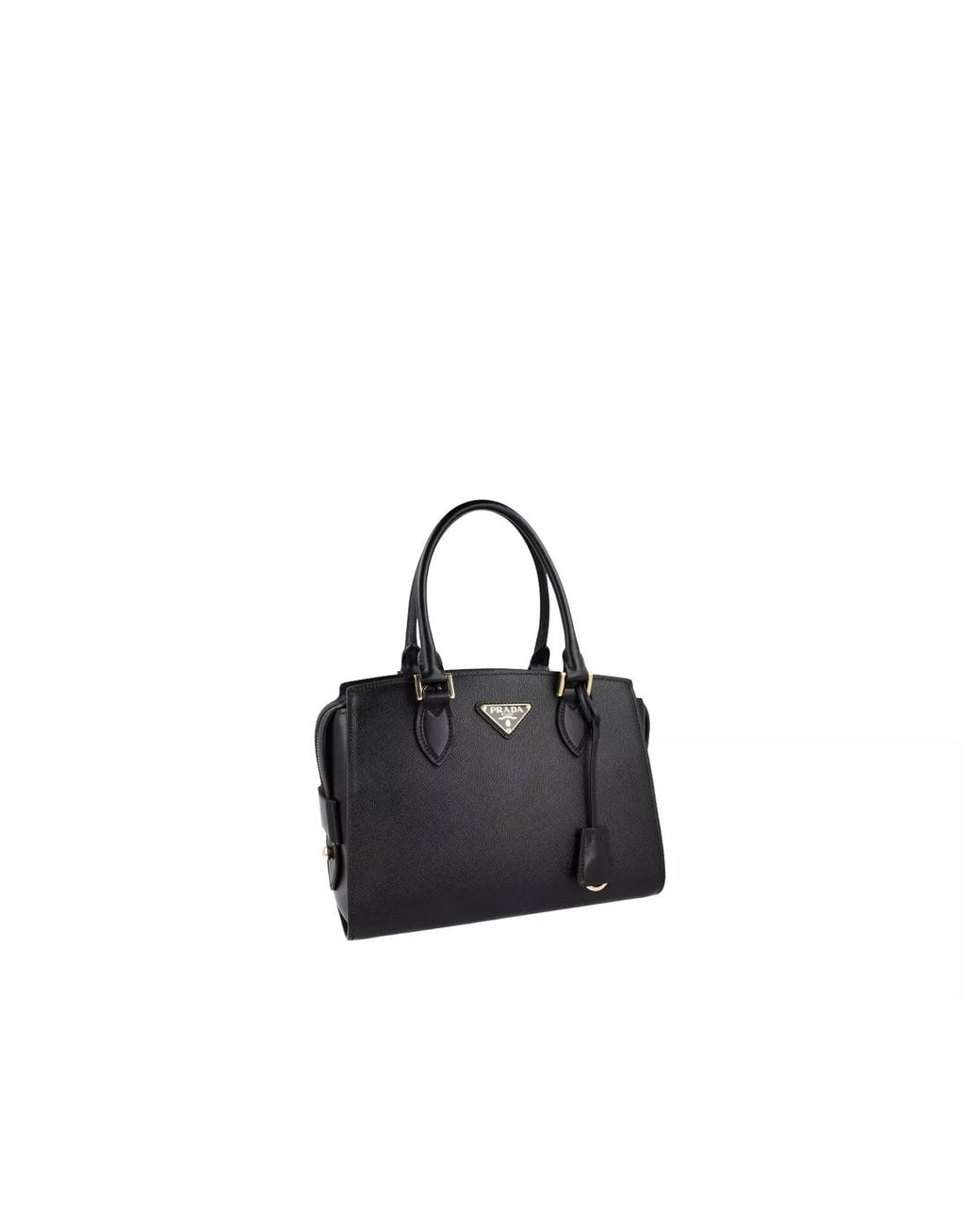 Prada Black Saffiano Leather Hand Bag