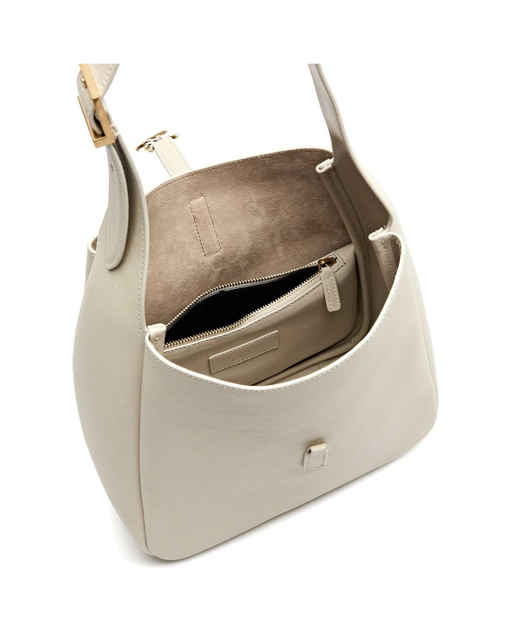 Saint Laurent White Le 5 À 7 Small Bag