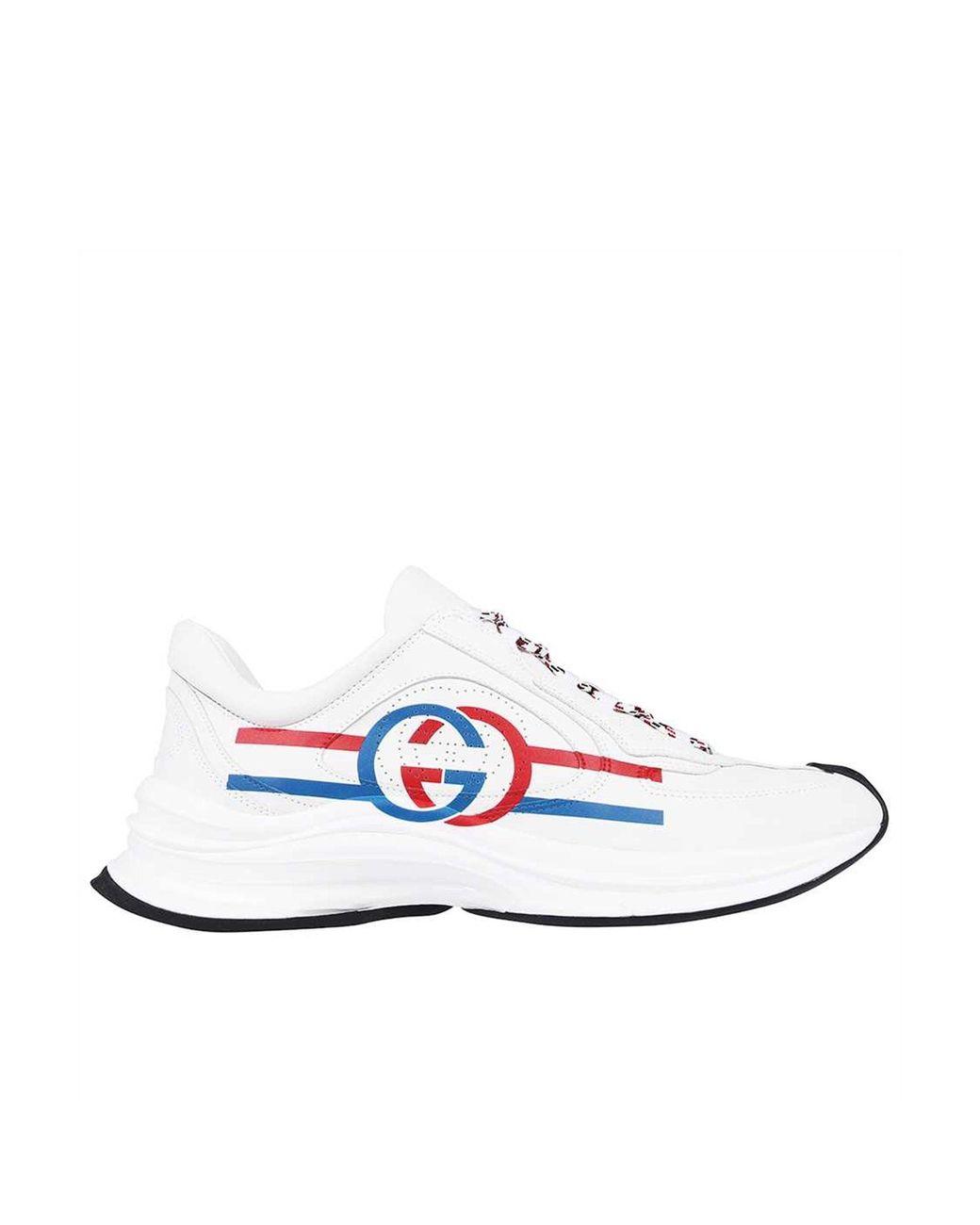 Sneaker Run di Gucci in White da Uomo