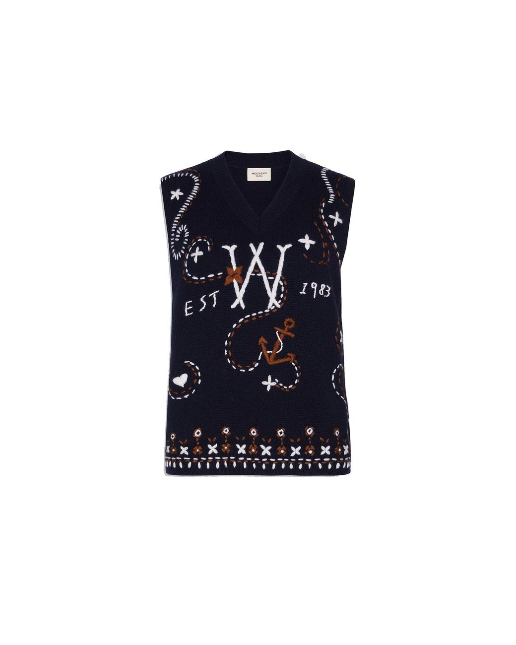 Weekend by Maxmara Blue Weekend Cacao Vest