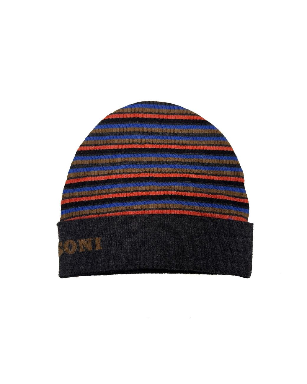 Missoni Blue Wool Hat for men