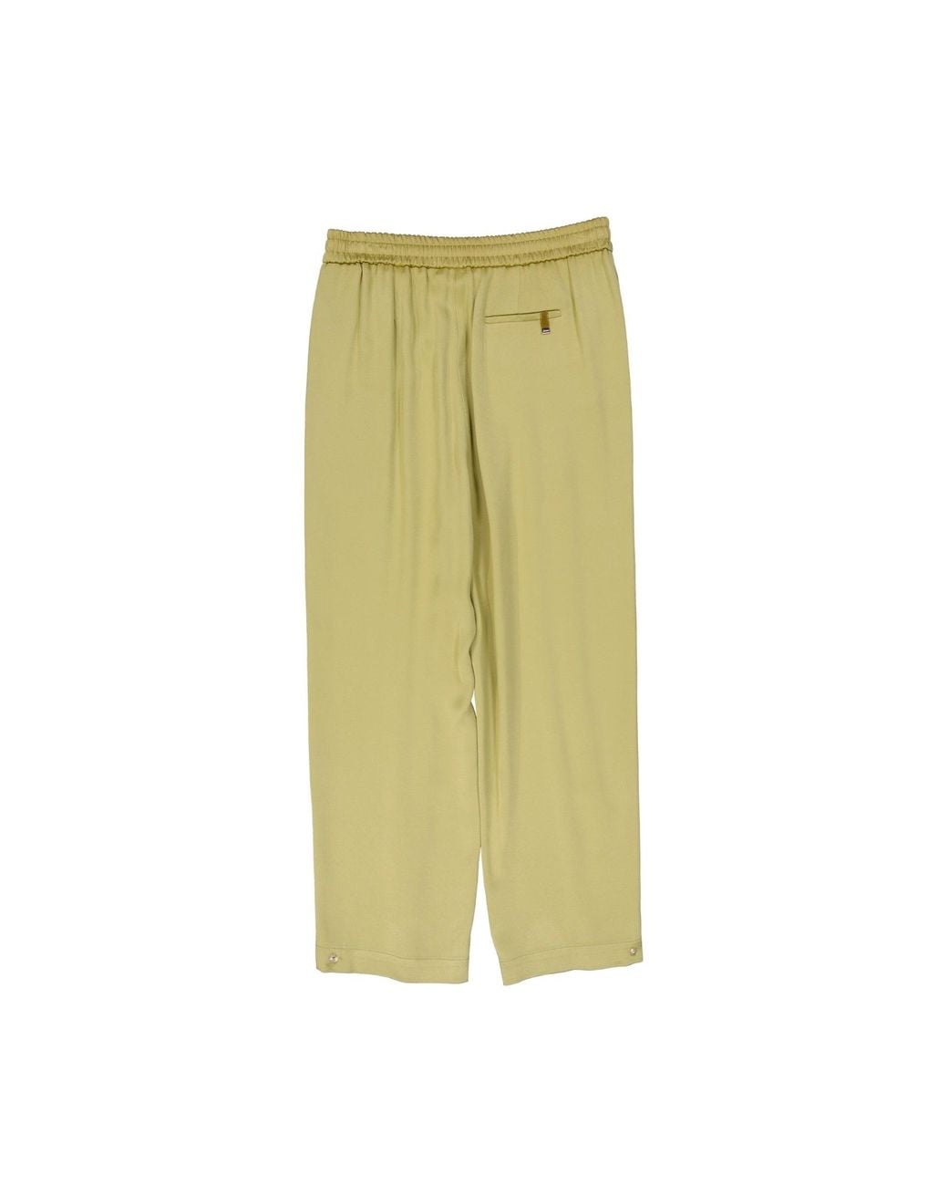 Herno Green Satin Wide Pants