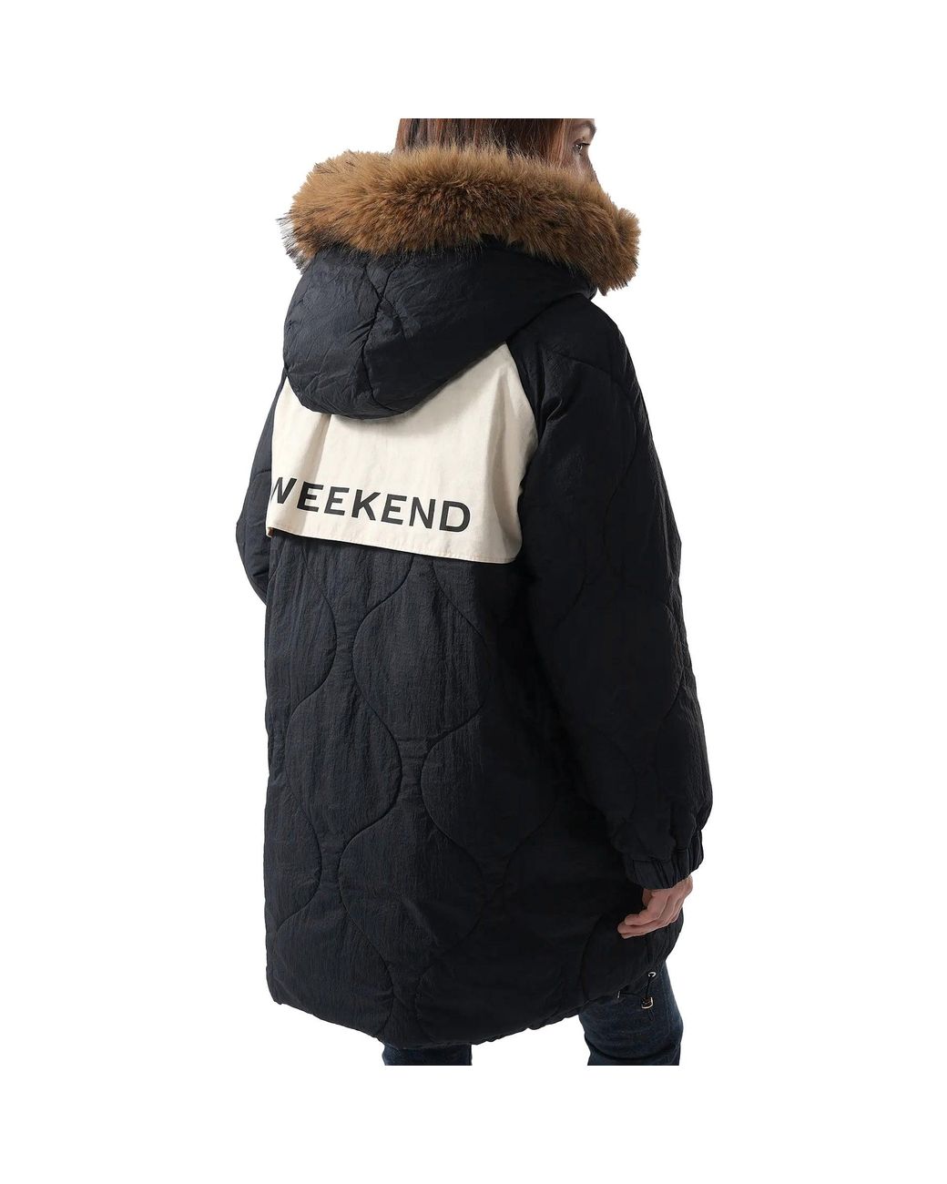 Weekend by Maxmara Blue Weekend Anfora Reversible Quilted Coat