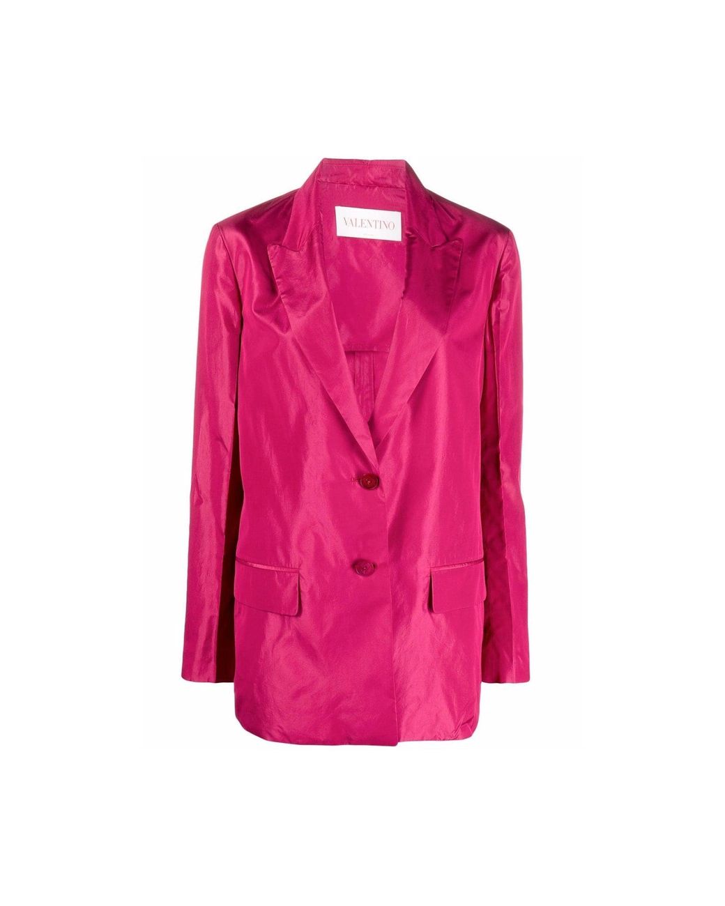 VALENTINO Blazer with silk in pink