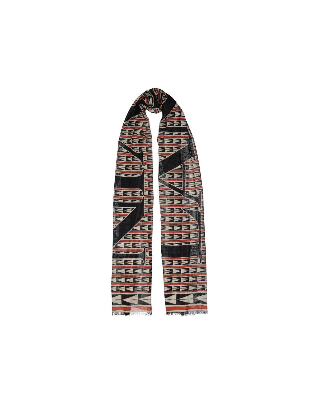 Lanvin Black Wool Scarf
