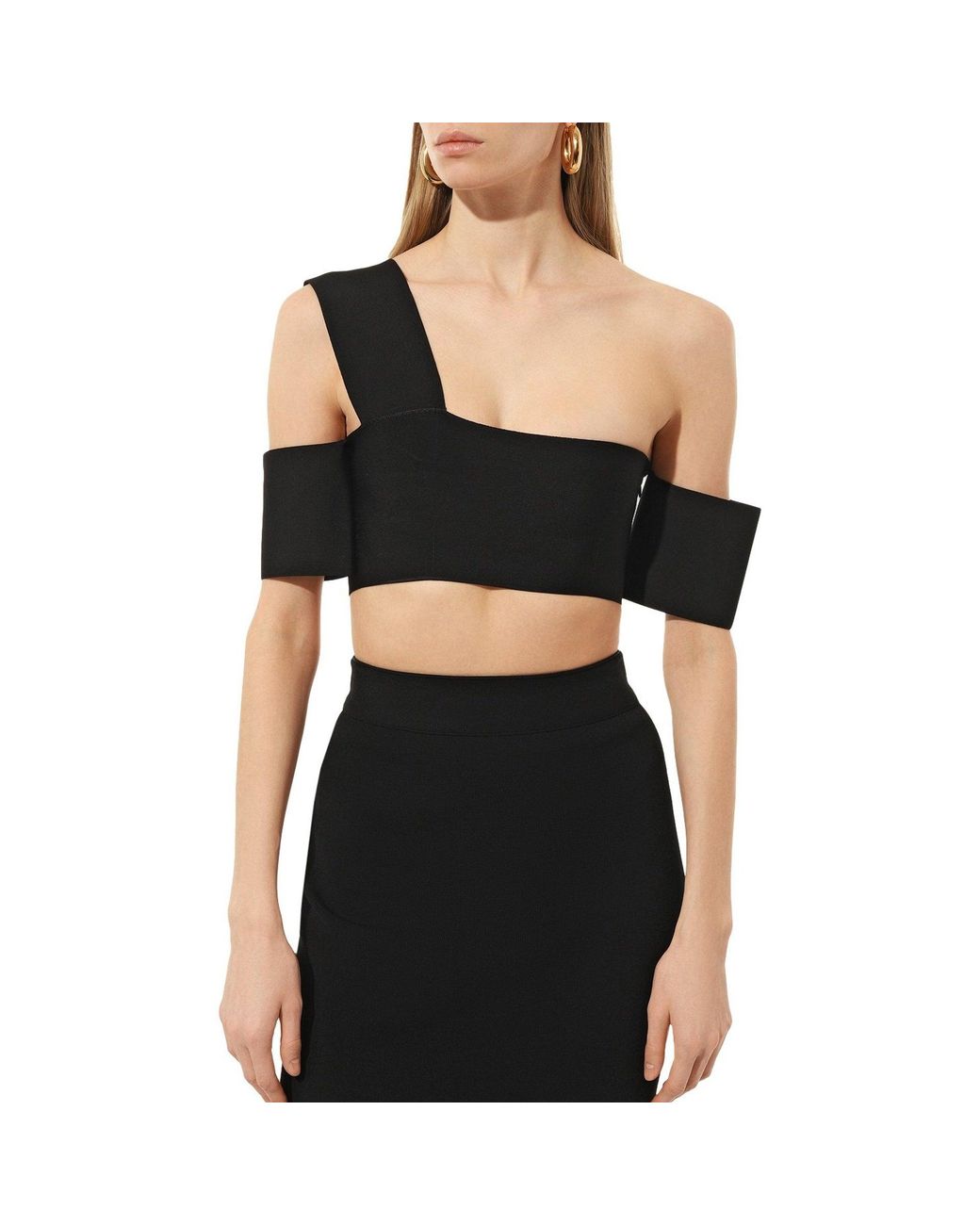McQueen Black Bandage Top