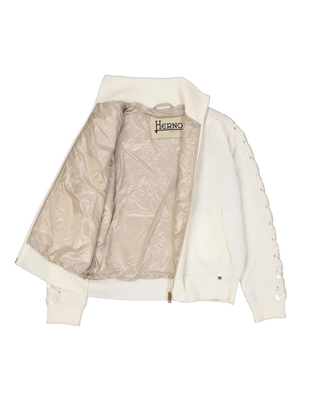 Herno White C Mere Cardigan