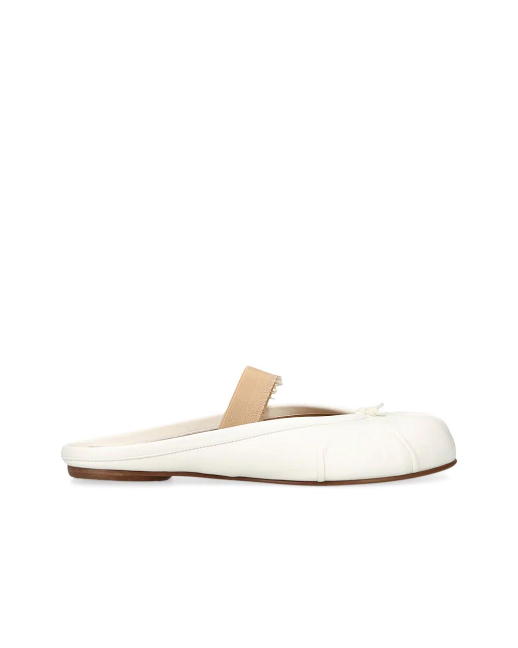 Maison Margiela White Tabi Flat Shoes
