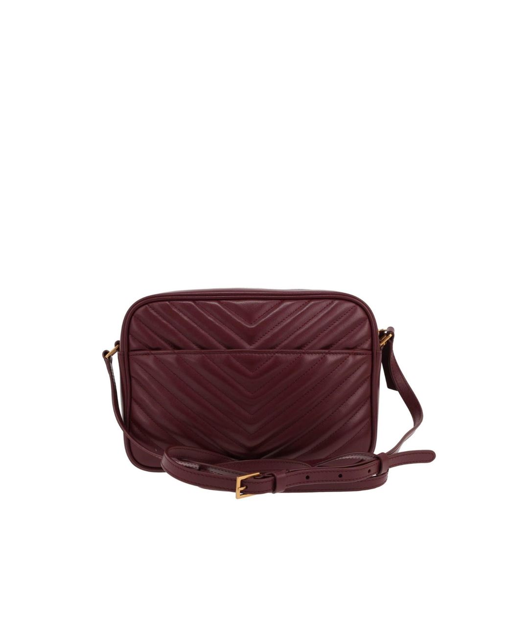 Saint Laurent Purple Medium Lou Camera Shoulder Bag