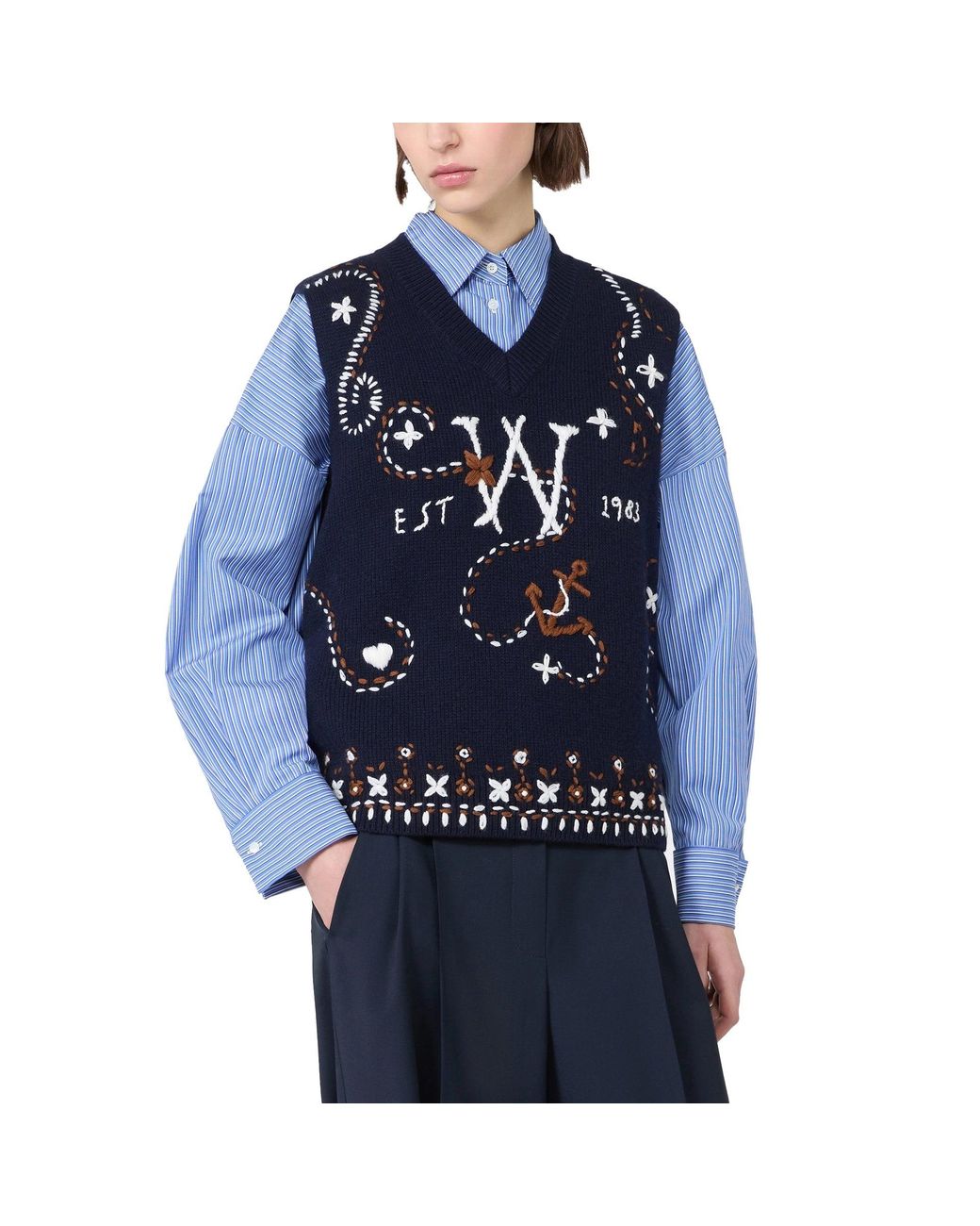 Weekend by Maxmara Blue Weekend Cacao Vest