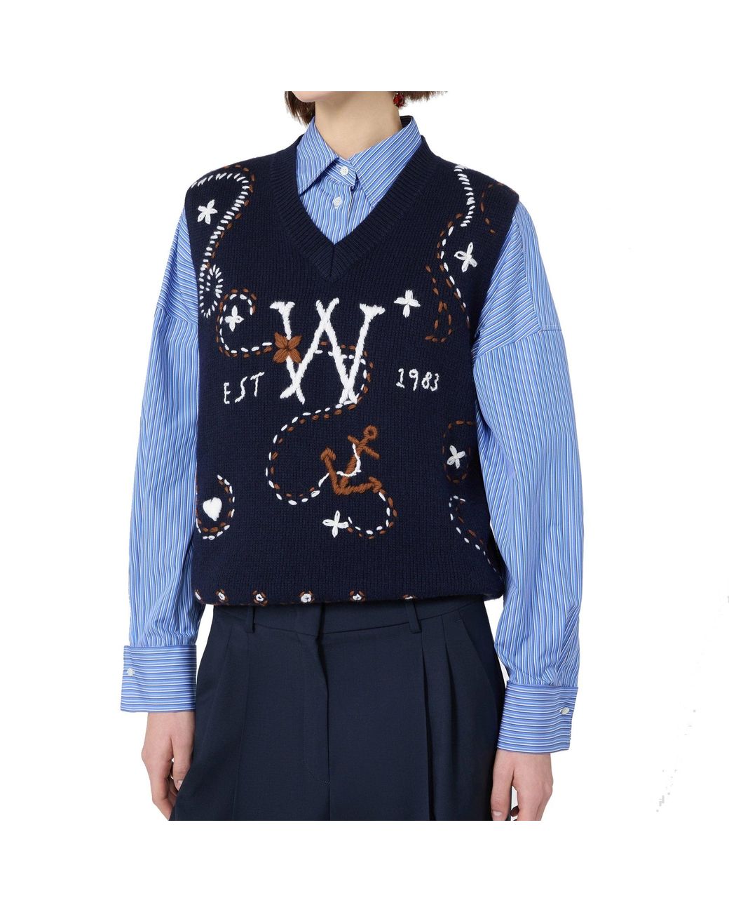 Weekend by Maxmara Blue Weekend Cacao Vest