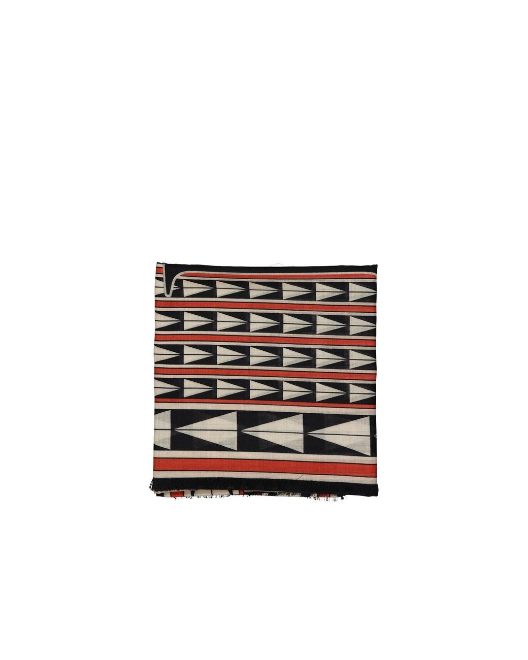 Lanvin Black Wool Scarf