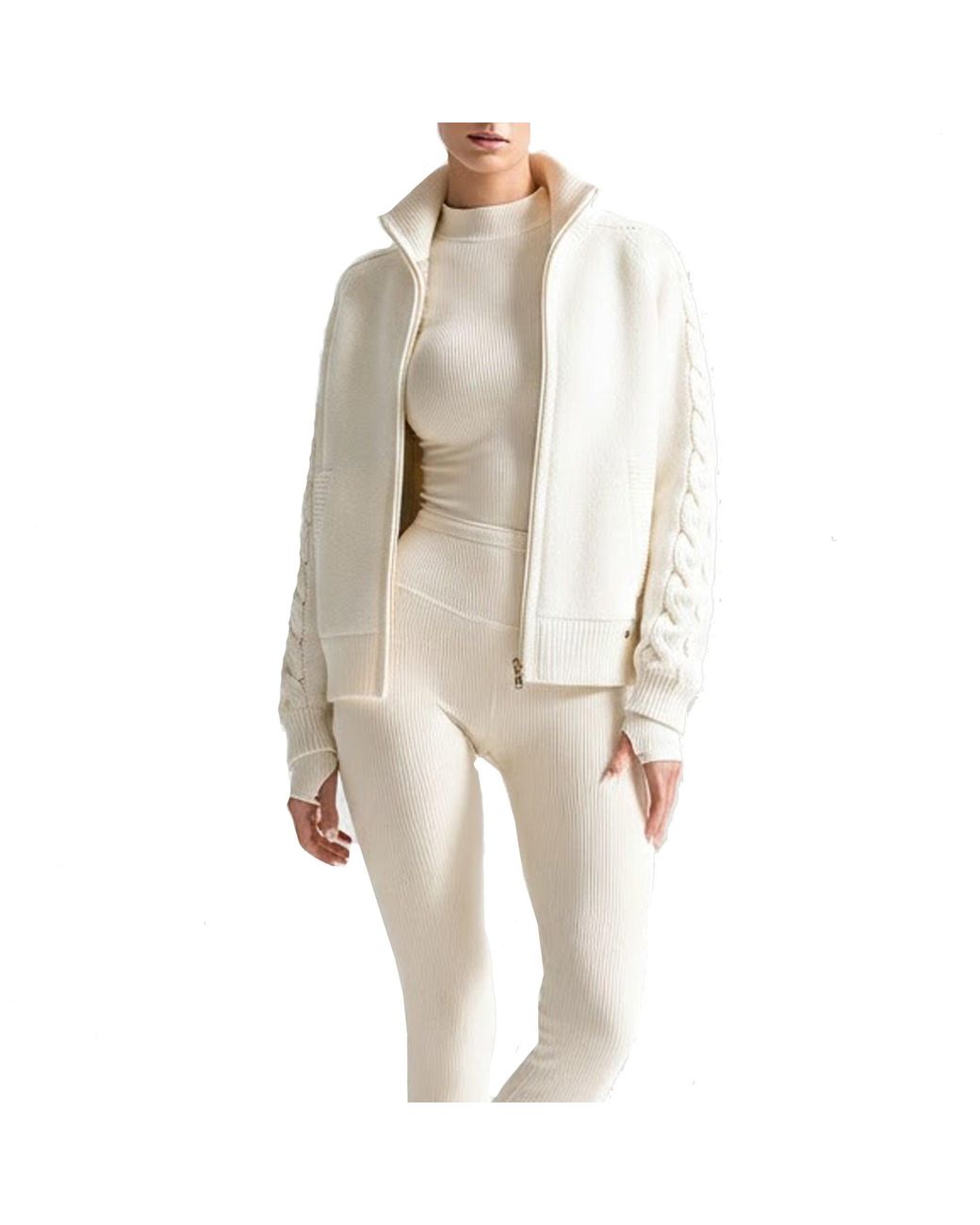 Herno White C Mere Cardigan