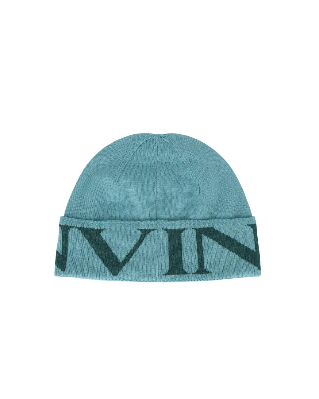 Lanvin Blue Wool Hat for men