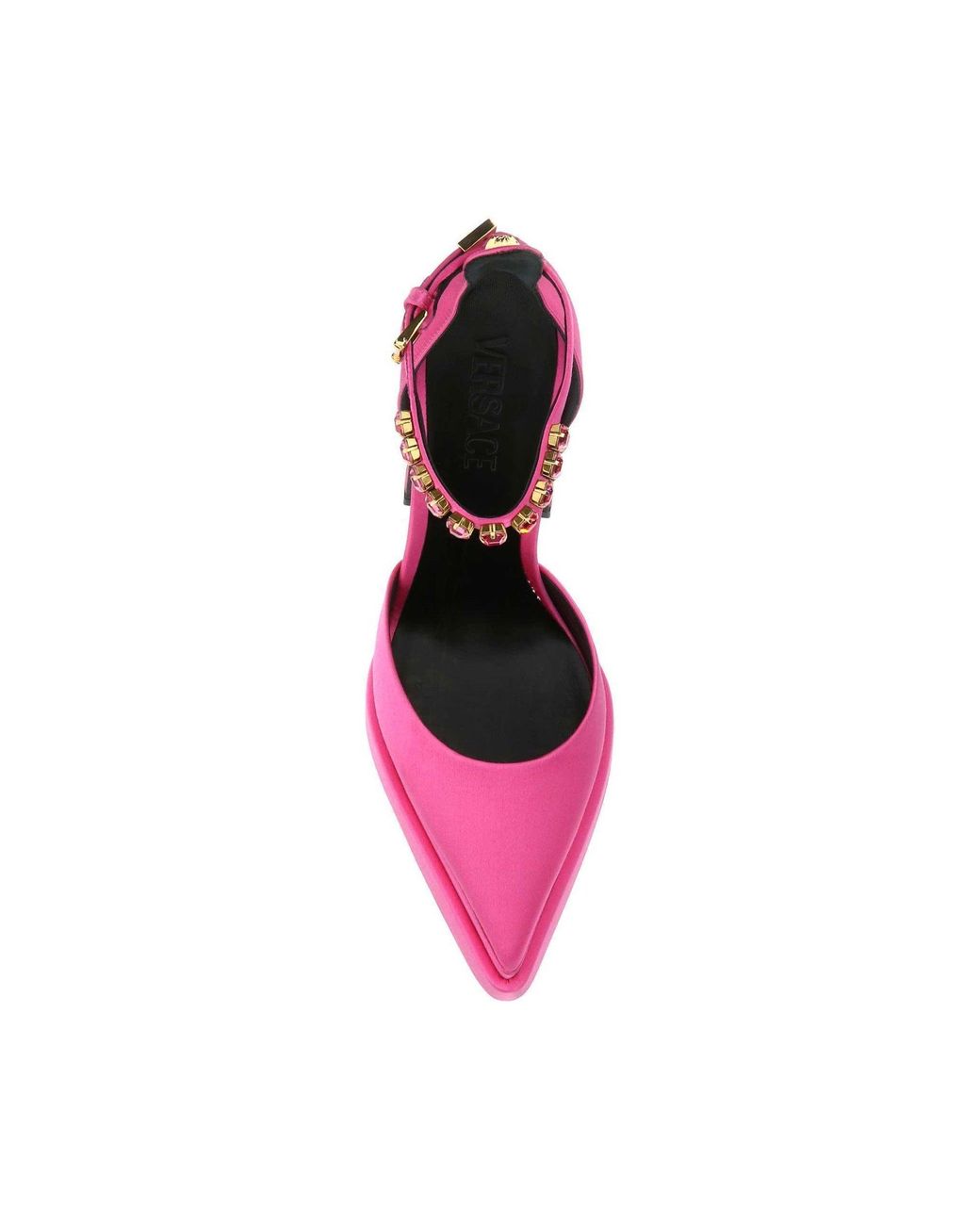 Versace Pink Aevitas Pointy Platform Pumps